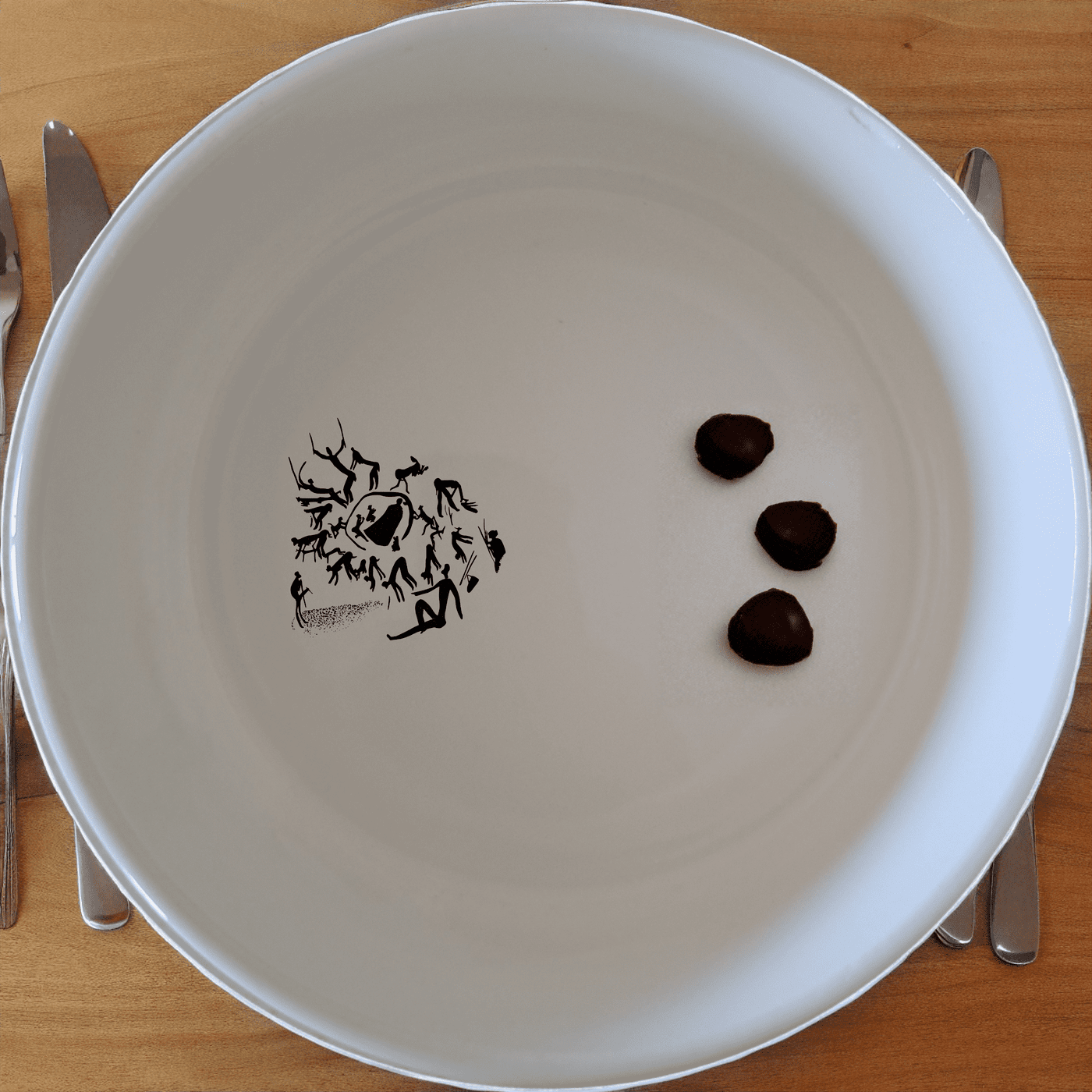 South African San Rock Art Bowl Set of 4 - Range 1 is a unique and culturally inspired dinnerware collection.