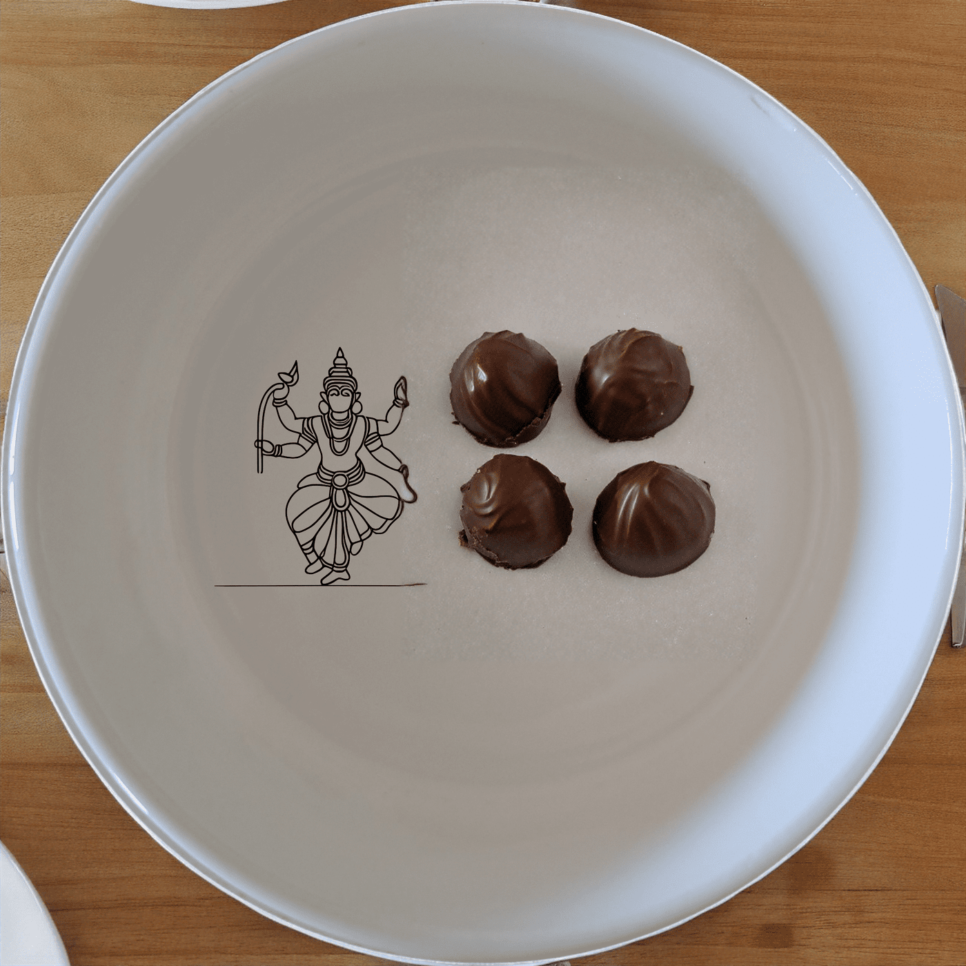 South Indian Cultural Imagery Bowl Set of 4 brings vibrant tradition to your table with intricate designs.