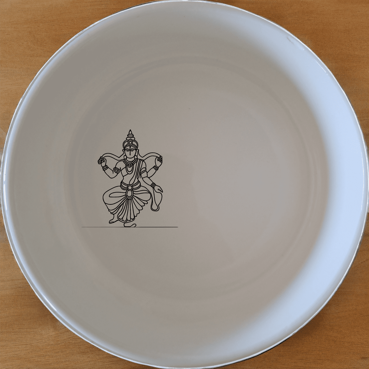 South Indian Cultural Imagery Bowl Set of 4 features traditional artwork for a unique dining experience.