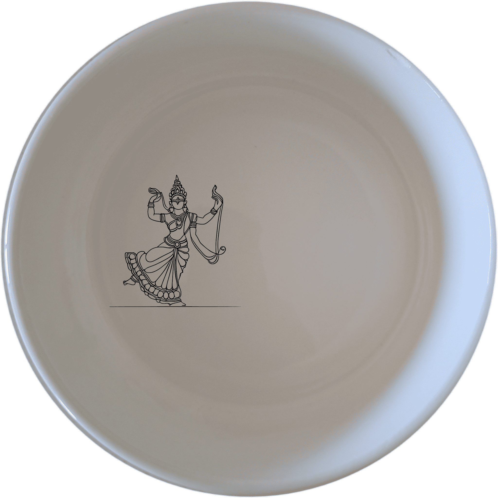 South Indian Cultural Imagery Bowl Set of 4 brings traditional artistry to your table with intricate dance motifs.