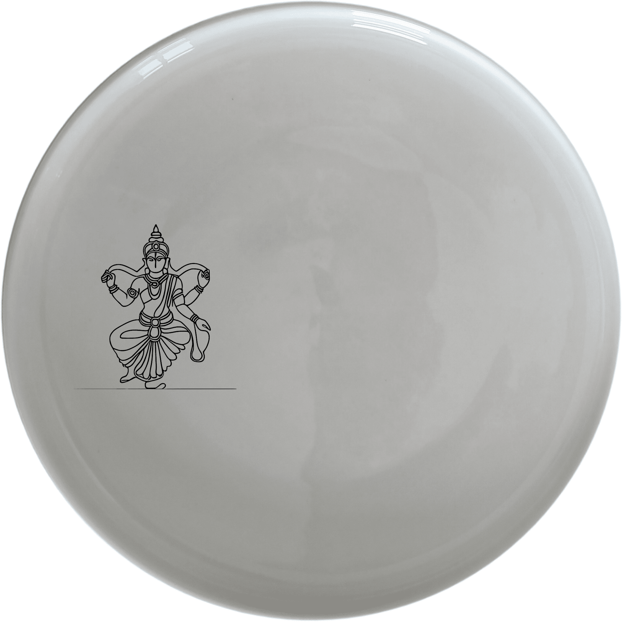 South Indian Cultural Imagery Side Plate Set of 4 features intricate traditional designs perfect for any dining table.