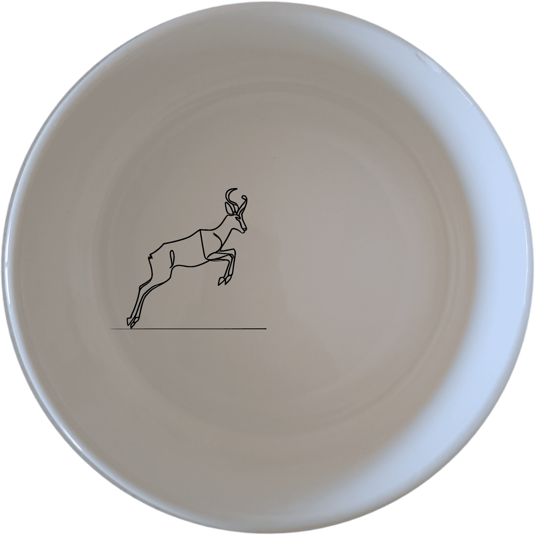 The Springbok Leaping Graceful Silhouette Bowl Set of 4 features a striking silhouette design, perfect for modern and nature-inspired dining.