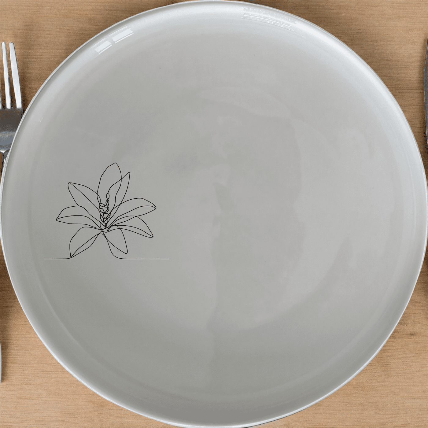 The Stromanthe Triostar Side Plate Set of 4 features a sleek, modern design perfect for any dining occasion. Crafted from durable ceramic, these plates are both dishwasher and microwave safe.