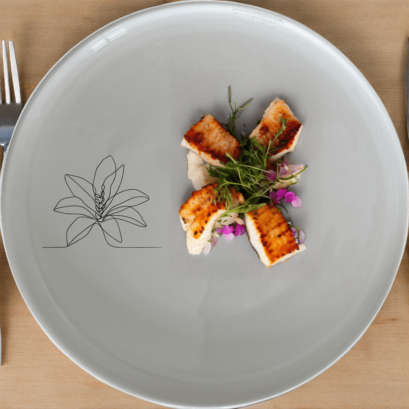 The Stromanthe Triostar Side Plate Set of 4 features a sleek, modern design perfect for any dining occasion. Crafted from durable ceramic, these plates are both dishwasher and microwave safe.