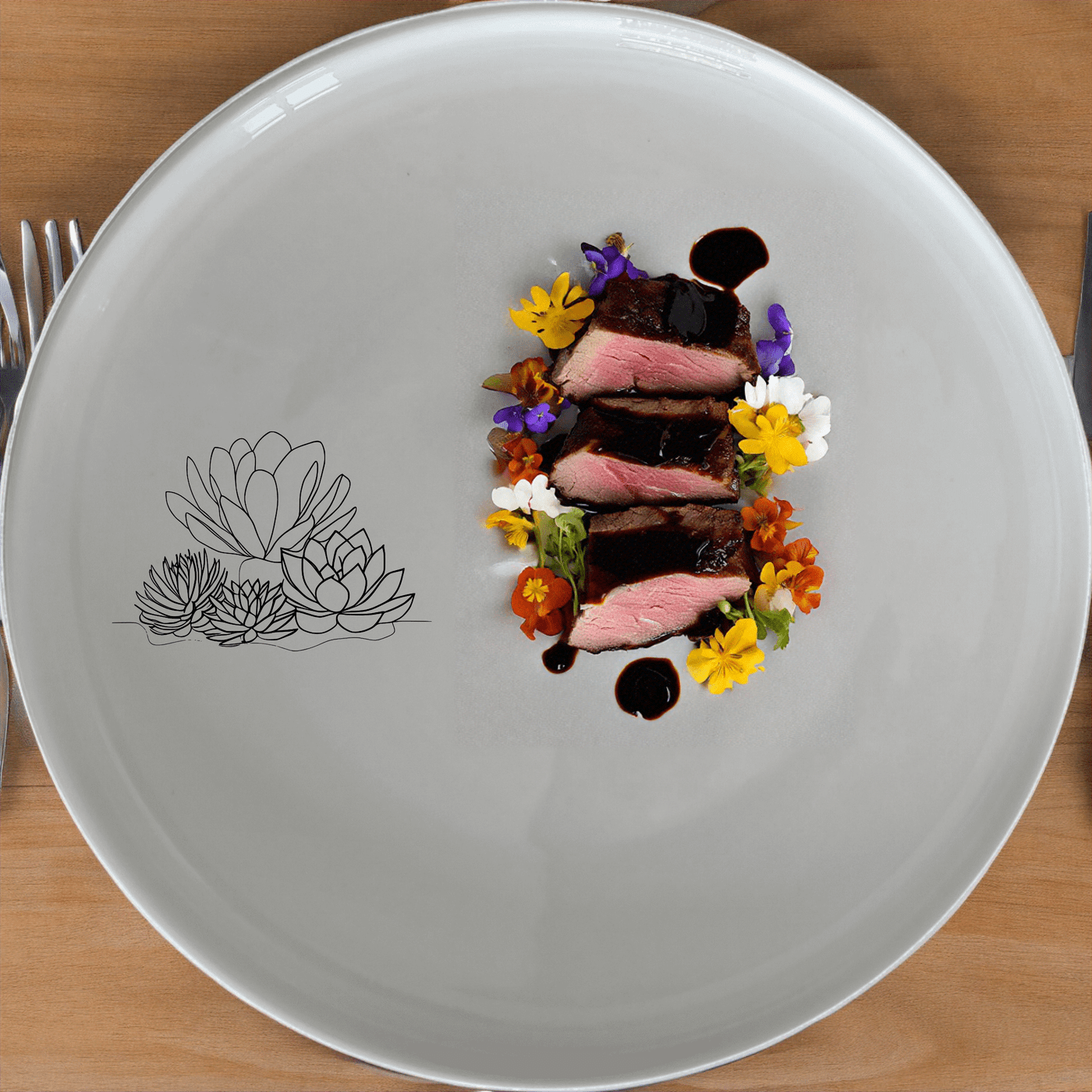 The Succulent Garden Side Plate Set of 4 features a modern, minimalist design perfect for any dining table. Crafted from premium ceramic, these plates are both durable and stylish, ideal for everyday use or special occasions.
