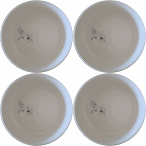 The Sunbird Flower Bloom Bowl Set of 4 features delicate laser-etched designs perfect for everyday use or special occasions.