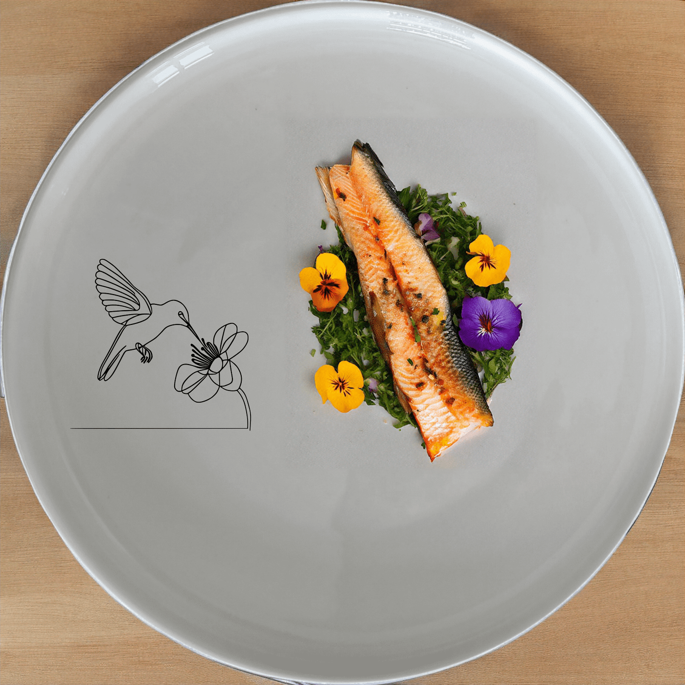 The Sunbird Flower Bloom Side Plate Set of 4 features delicate laser-etched designs perfect for everyday elegance and special occasions.