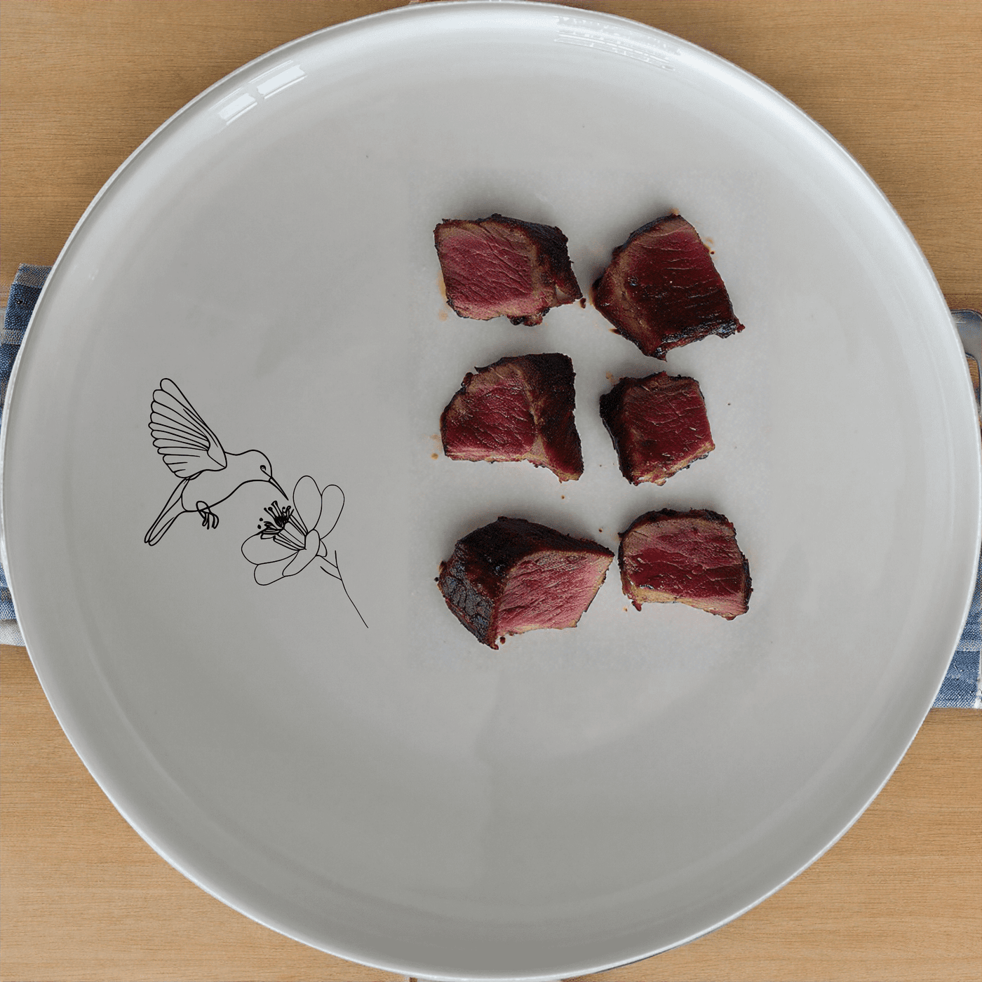 The Sunbird Flower Bloom Side Plate Set of 4 features a delicate sunbird design, perfect for adding a touch of nature to your dining experience.