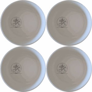 The Tibetan Cultural Imagery Bowl Set of 4 features intricate designs that celebrate rich traditions and heritage.