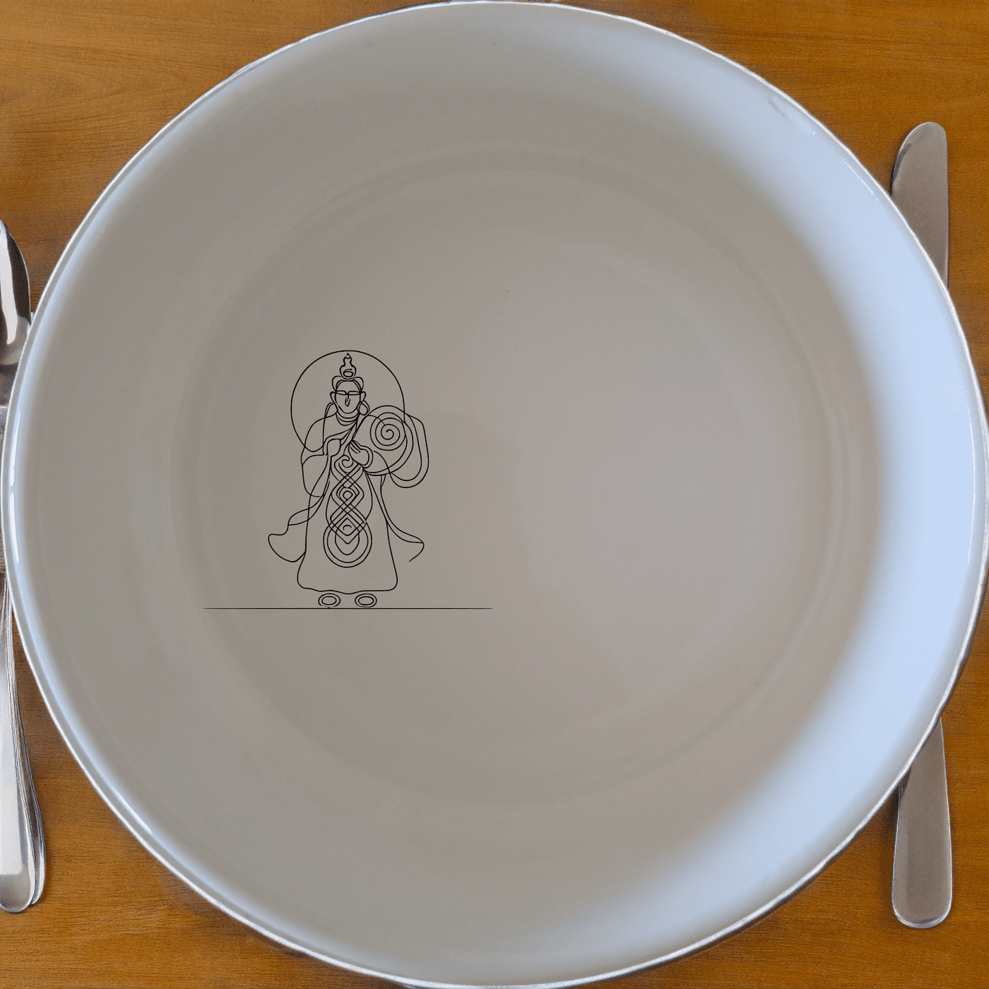 The Tibetan Cultural Imagery Bowl Set of 4 features intricate designs inspired by ancient traditions, perfect for adding a touch of cultural elegance to your dining experience.