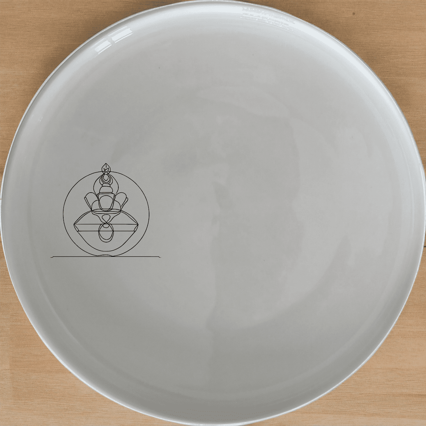 The Tibetan Cultural Imagery Dinner Plate Set of 4 features intricate designs that blend tradition with modern elegance, perfect for any dining occasion.