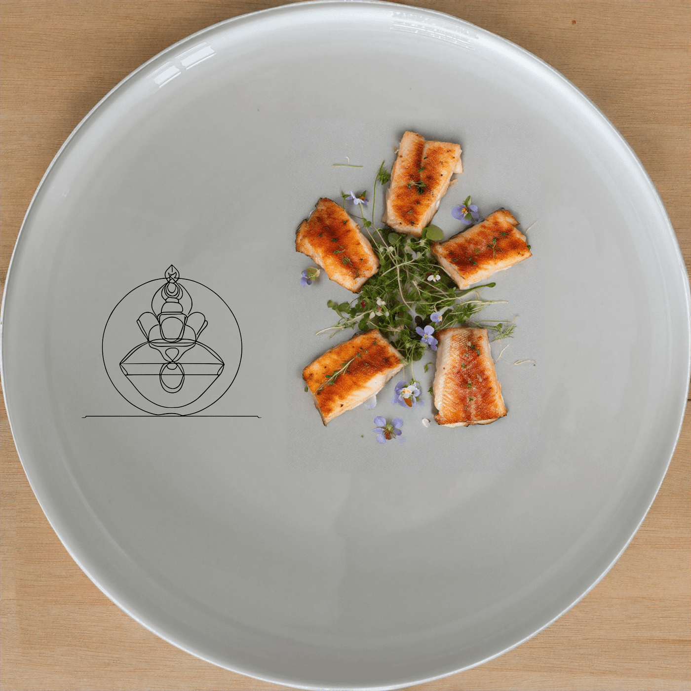 The Tibetan Cultural Imagery Dinner Plate Set of 4 features intricate designs that blend tradition with modern elegance, perfect for any dining occasion.