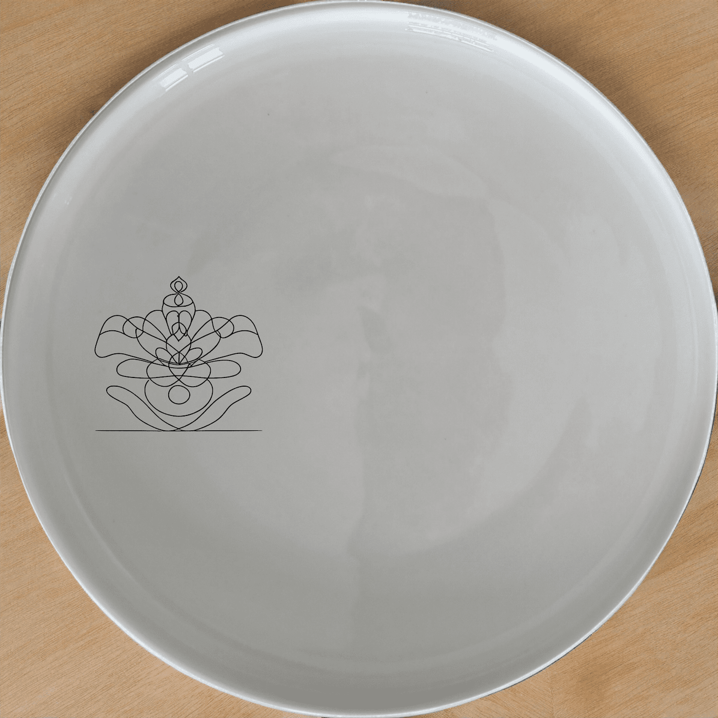 Discover the Tibetan Cultural Imagery Side Plate Set of 4, a beautiful and unique addition to your dinnerware collection.