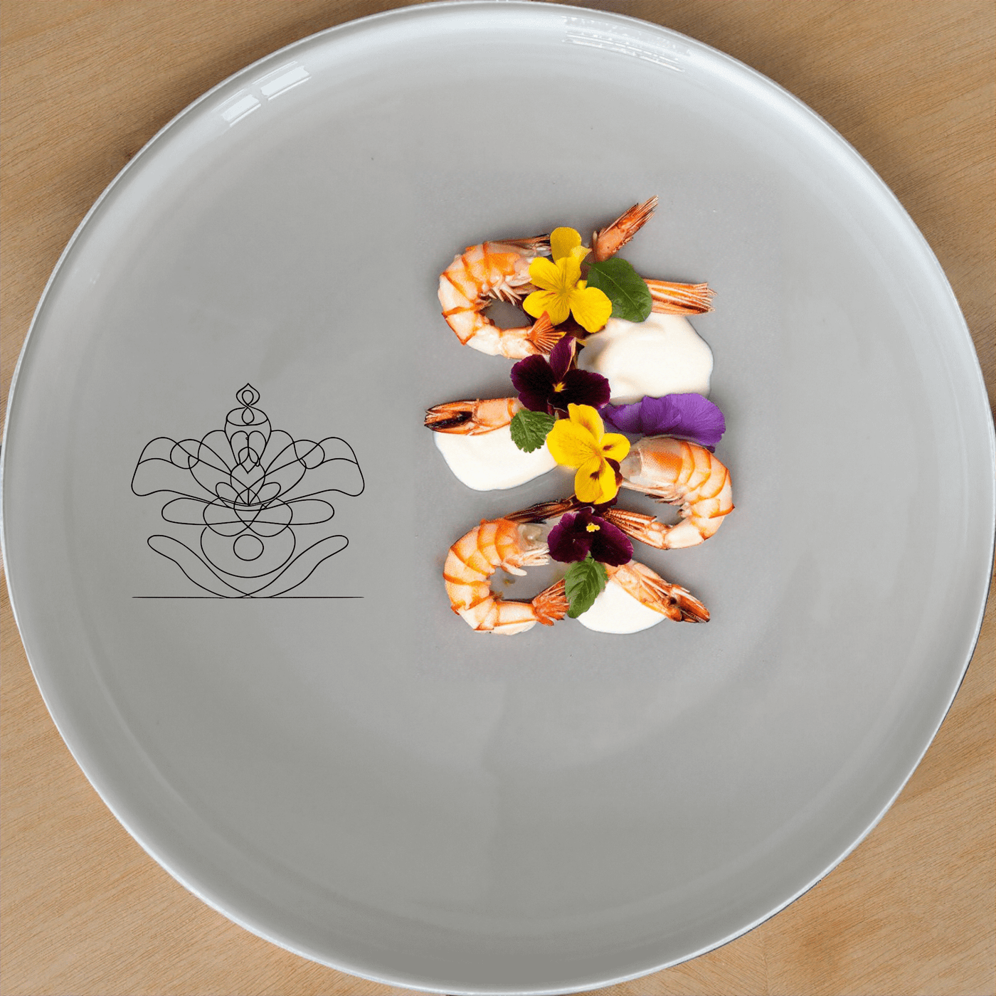 Discover the Tibetan Cultural Imagery Side Plate Set of 4, a beautiful and unique addition to your dinnerware collection.