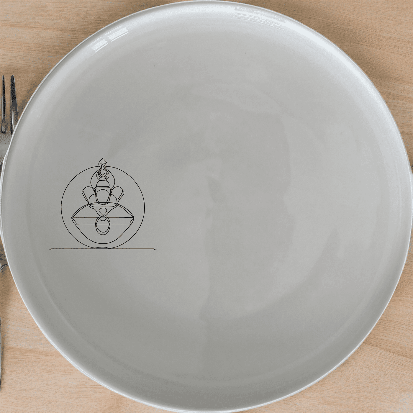 The Tibetan Cultural Imagery Side Plate Set of 4 features intricate designs that celebrate rich traditions and heritage.