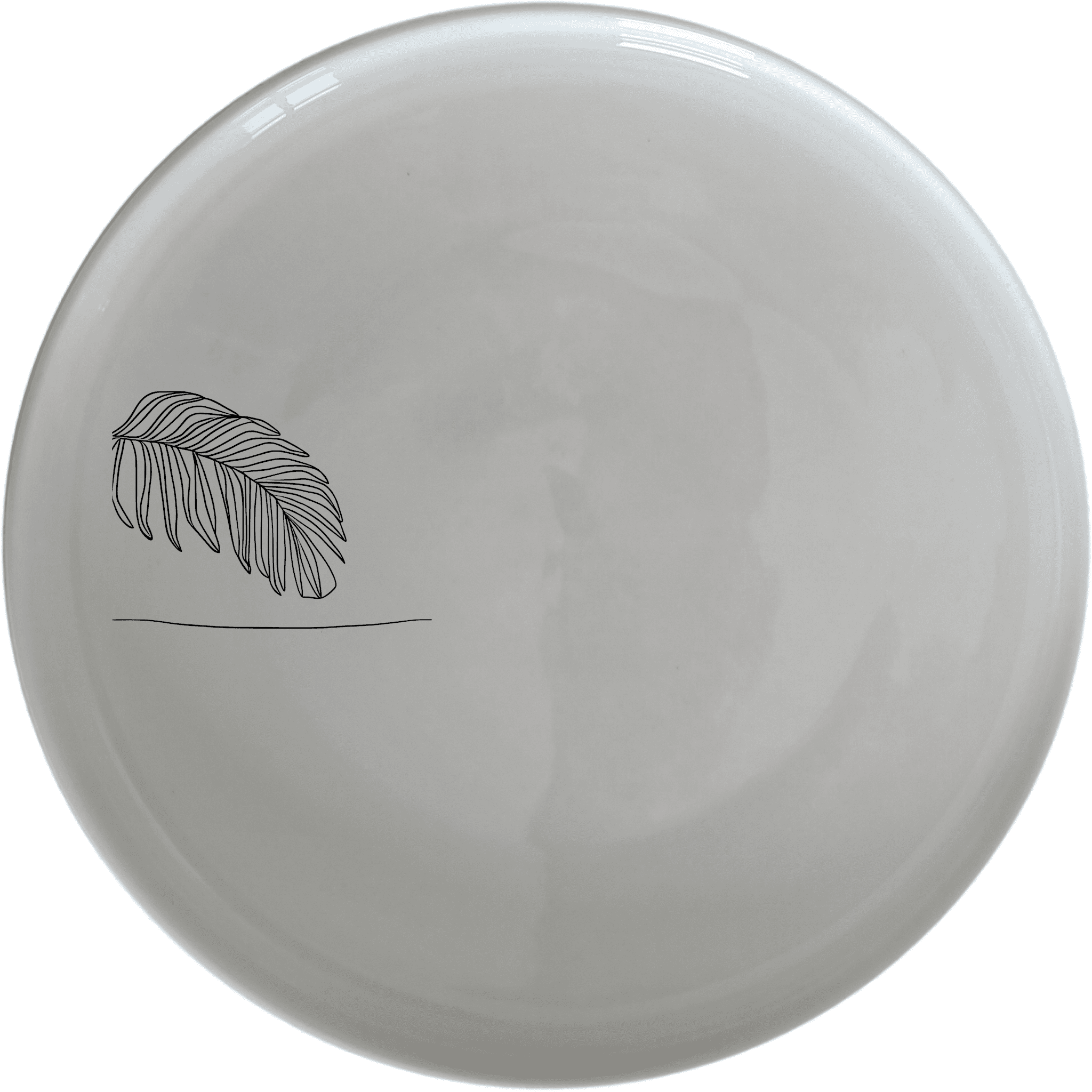 The Tropical Palm Fronds Dinner Plate Set of 4 adds a touch of nature to your dining table with elegant palm frond designs.