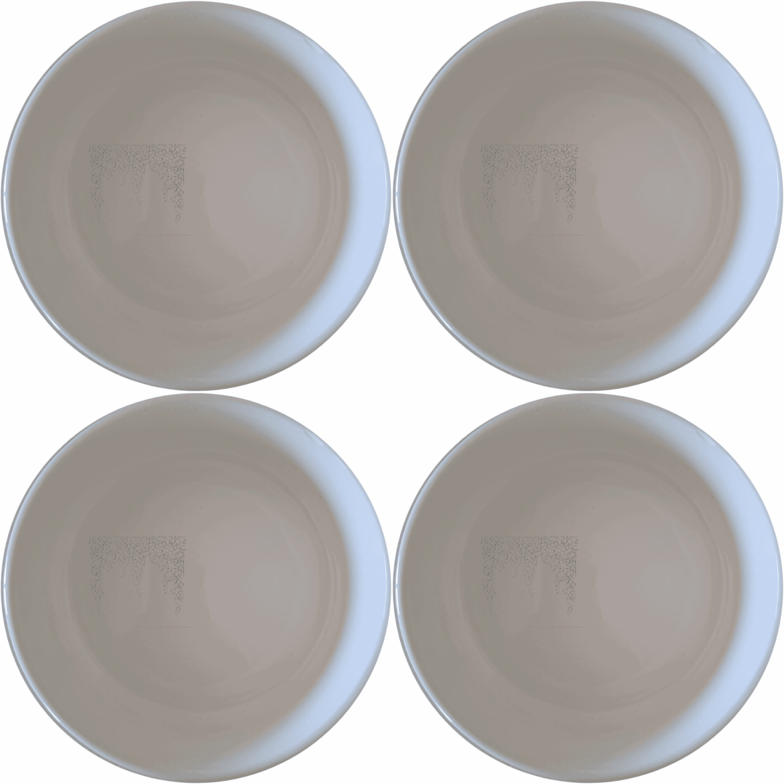 The Verdant Green Ivy Climbing Bowl Set of 4 features a delicate ivy design, perfect for adding a touch of nature to your dining experience.