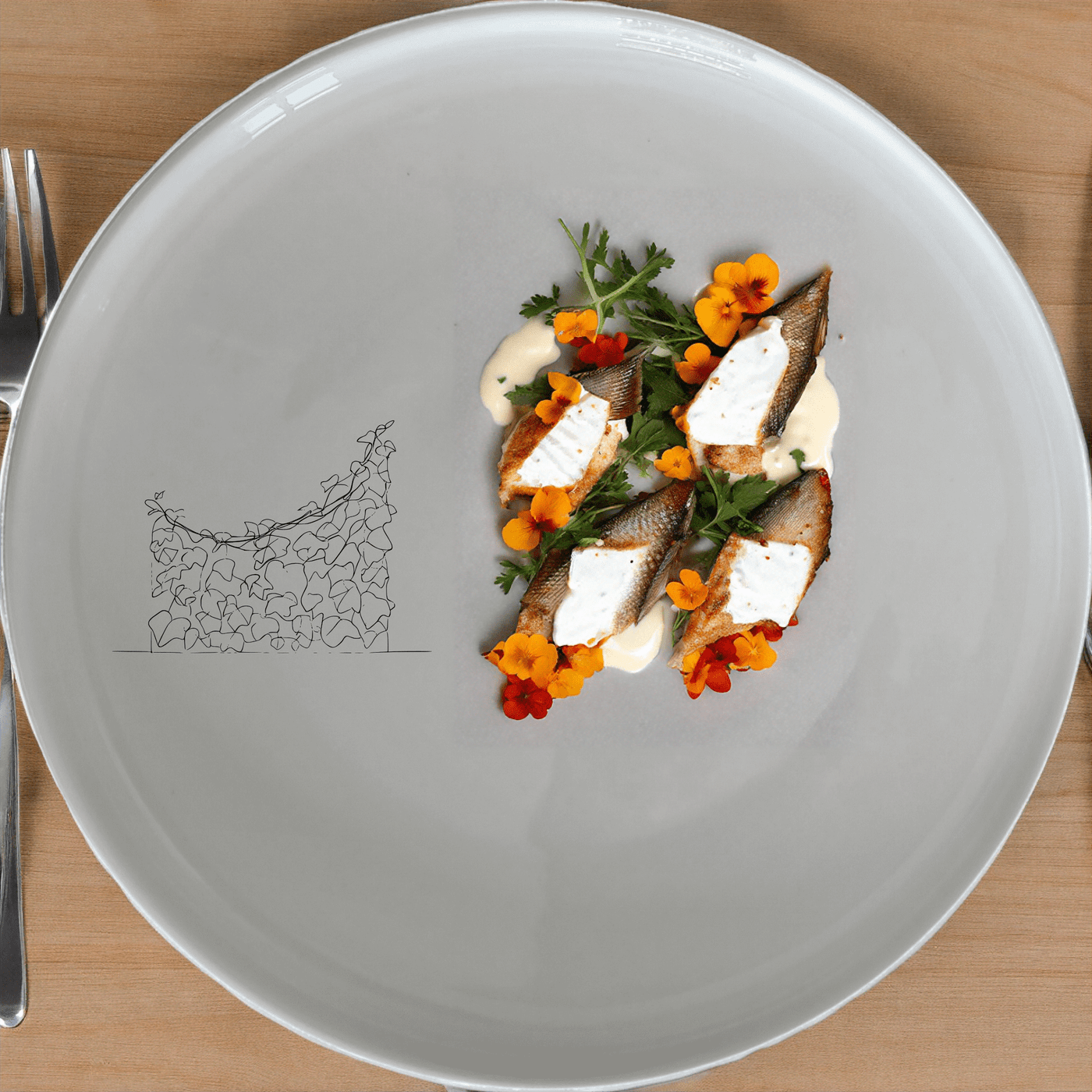 The Verdant Ivy Climbing Wall Dinner Plate Set of 4 features a unique design that brings nature indoors. Perfect for any dining occasion.