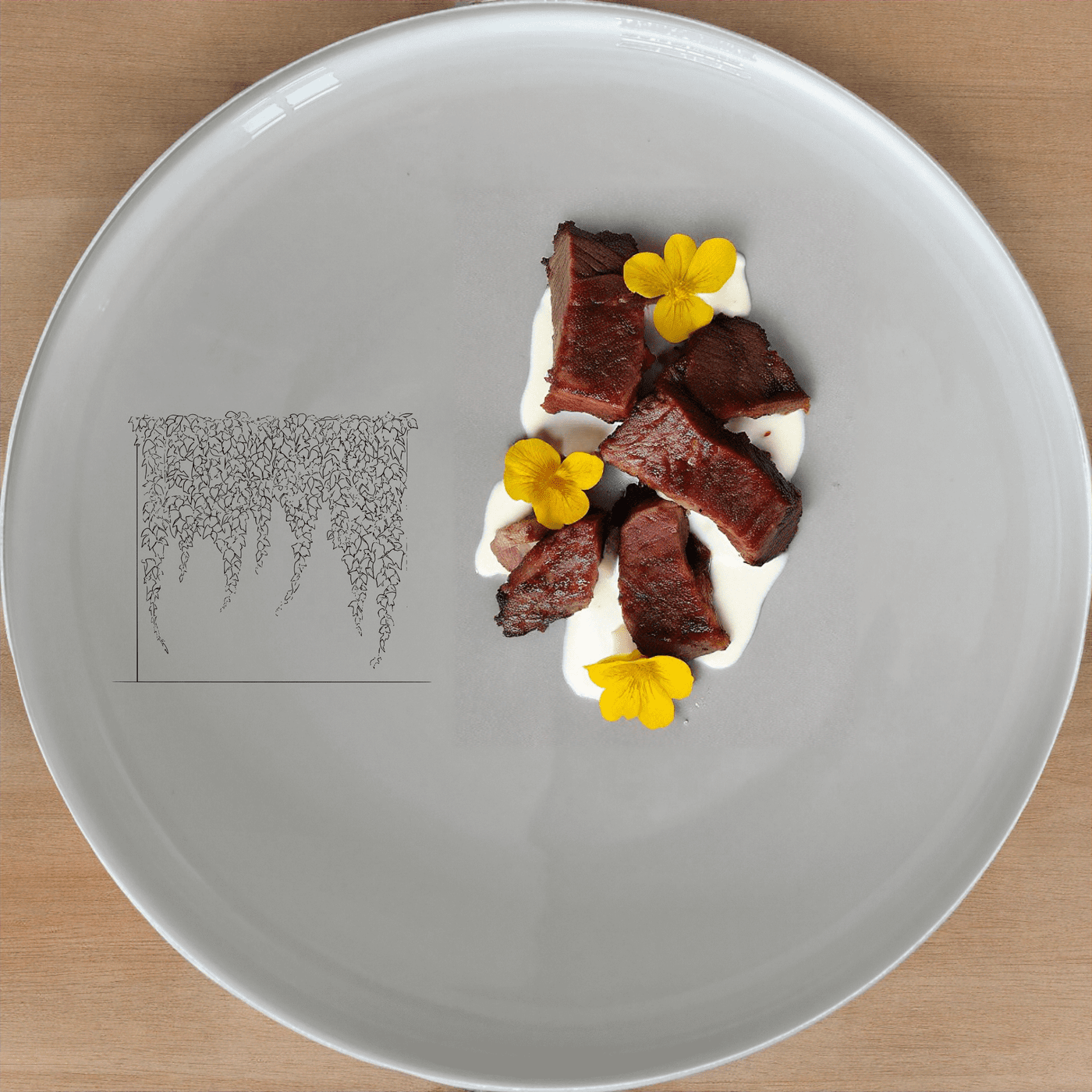 The Verdant Green Ivy Climbing Wall Dinner Plate Set of 4 features a unique design that brings nature to your dining table. Crafted from premium ceramic, these plates are perfect for any meal and are dishwasher and microwave safe.