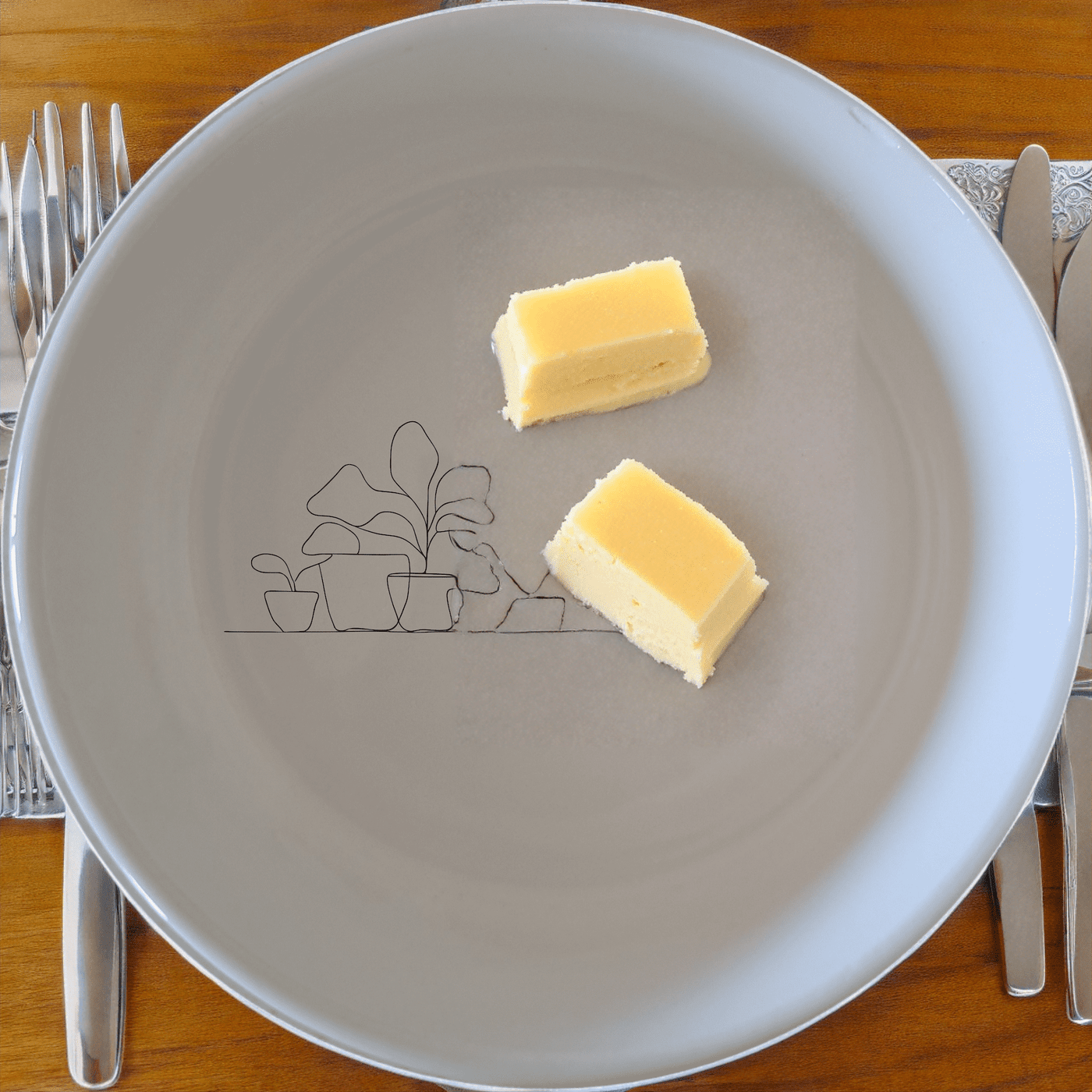 The Warm Terracotta Pots Leafy Plants Bowl Set of 4 adds a touch of nature to your dining experience with its elegant design and versatile use.