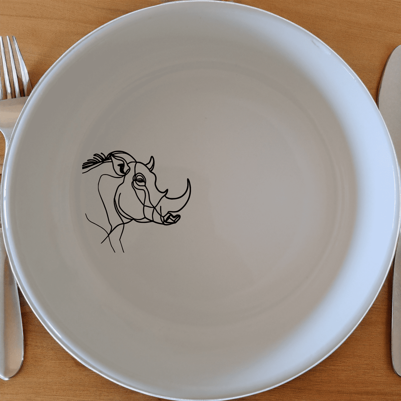 The Warthog Portrait Side Bowl Set of 4 features a charming design perfect for everyday use or special occasions.