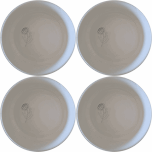 The Western Cape Fynbos Bowl Set of 4 features delicate botanical designs, perfect for everyday use or special occasions.