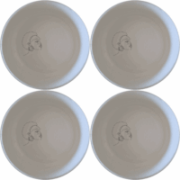 Young African Woman Bowl Set of 4 - Range 1 is a stylish and modern addition to your kitchen, perfect for everyday use or special occasions.