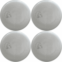Young African Woman Dinner Plate Set of 4 - Range 1 adds a modern touch to your dining table with its sleek design and cultural inspiration.