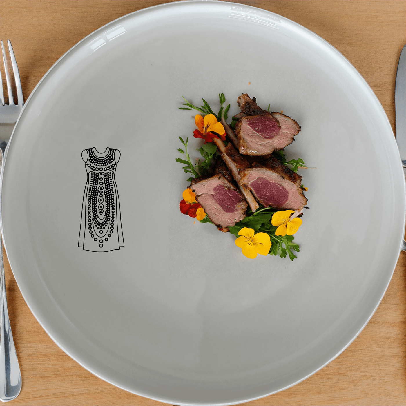 The Zulu Beadwork Traditional Pattern Design Dinner Plate Set of 4 adds a touch of cultural elegance to your dining table.