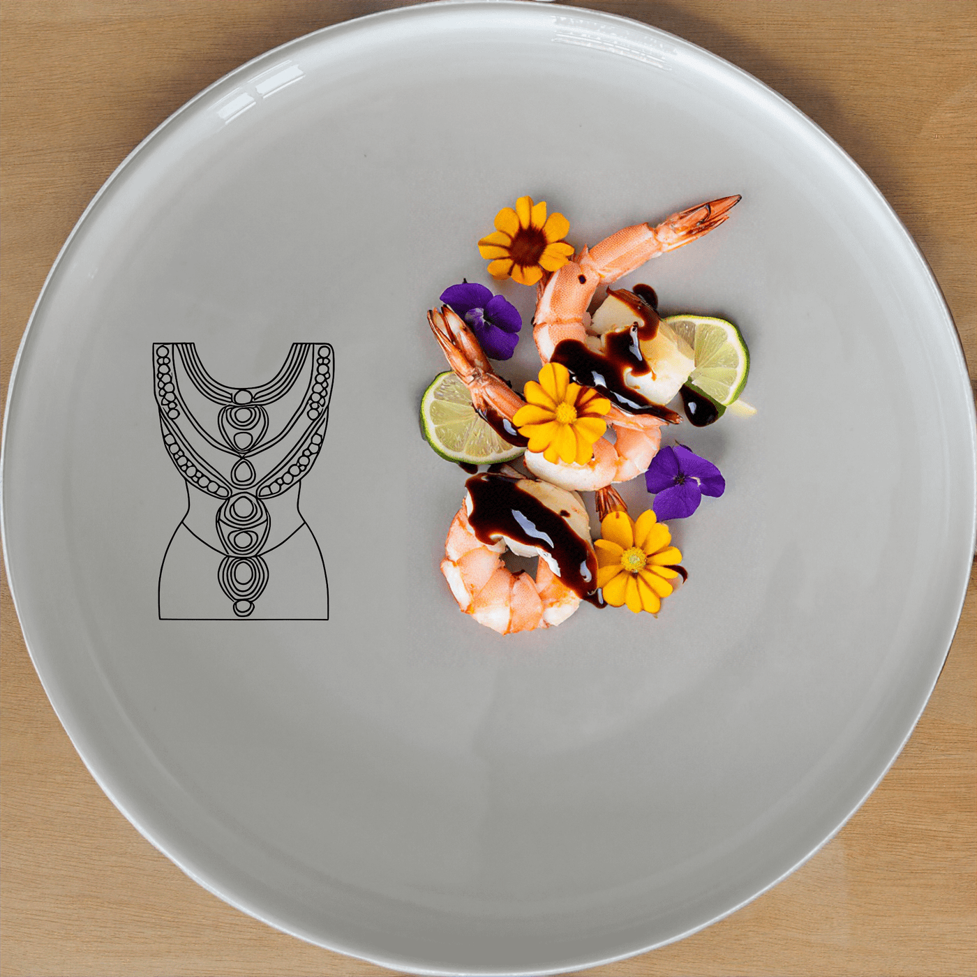 The Zulu Beadwork Traditional Pattern Design Dinner Plate Set of 4 features intricate beadwork designs inspired by traditional Zulu patterns, adding a touch of cultural elegance to your dining experience.