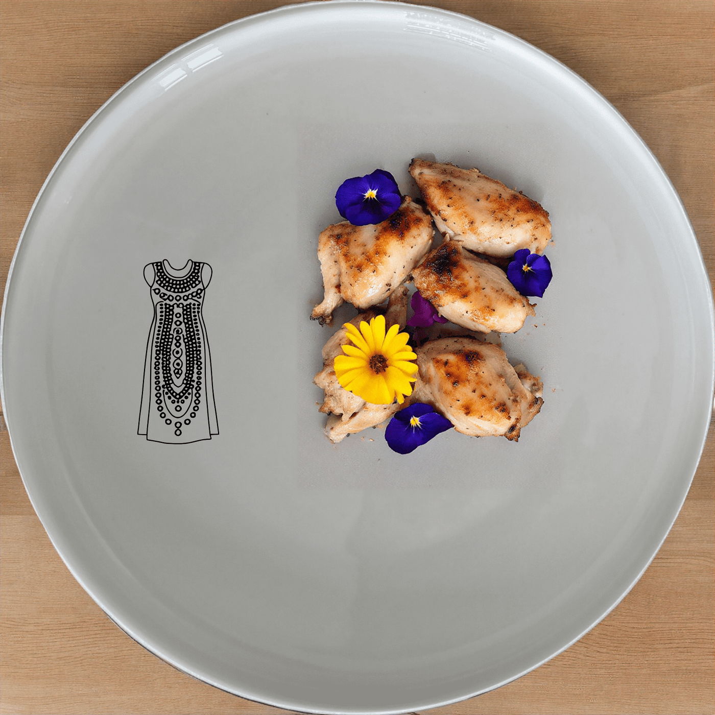 The Zulu Beadwork Traditional Pattern Design Side Plate Set of 4 features intricate Zulu-inspired designs, perfect for adding cultural flair to your dining experience.