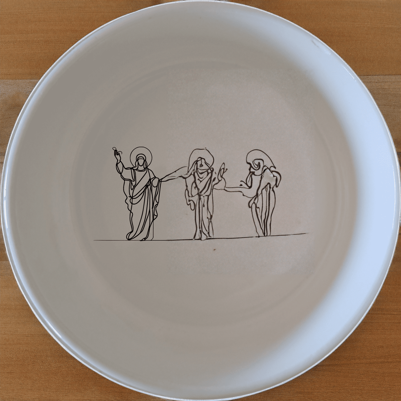 Discover the Christian Imagery Bowl Set of 4, a beautiful and meaningful addition to your dining collection.
