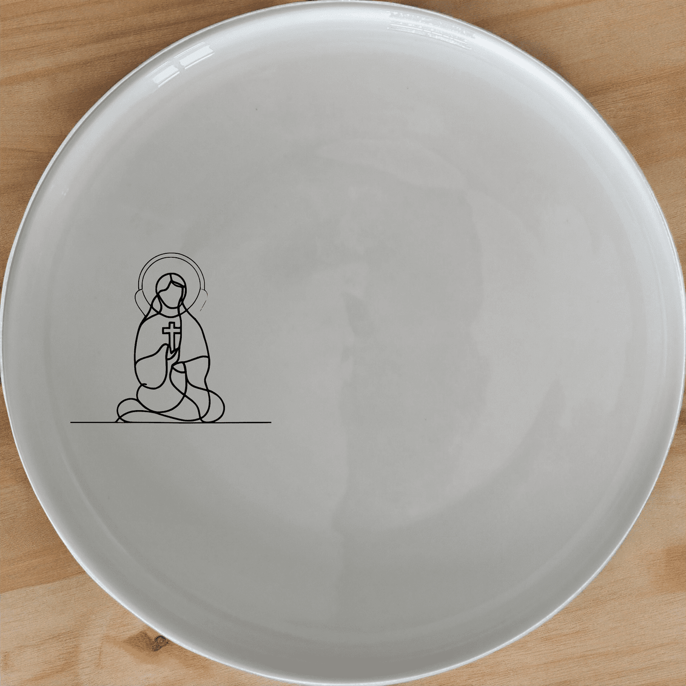 Discover the Christian Imagery Side Plate Set of 4, a beautiful and versatile addition to your dining collection.