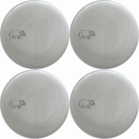 Curvey Sillohuette Hippo Side Plate Set of 4 - Range 2 is a stylish and modern addition to any dining table, perfect for everyday use or special occasions.