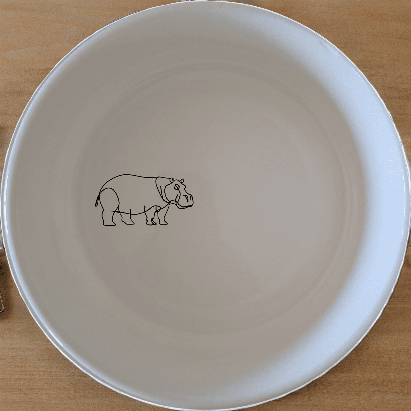 The Curvey Silhouette Hippo Bowl Set of 4 - Range 2 features elegant, minimalist design perfect for modern dining.