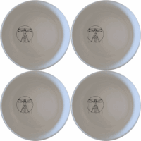 Vitruvian Man Bowl Set of 4 - Range 2 is a stylish and versatile addition to your kitchen, perfect for everyday use or special occasions.