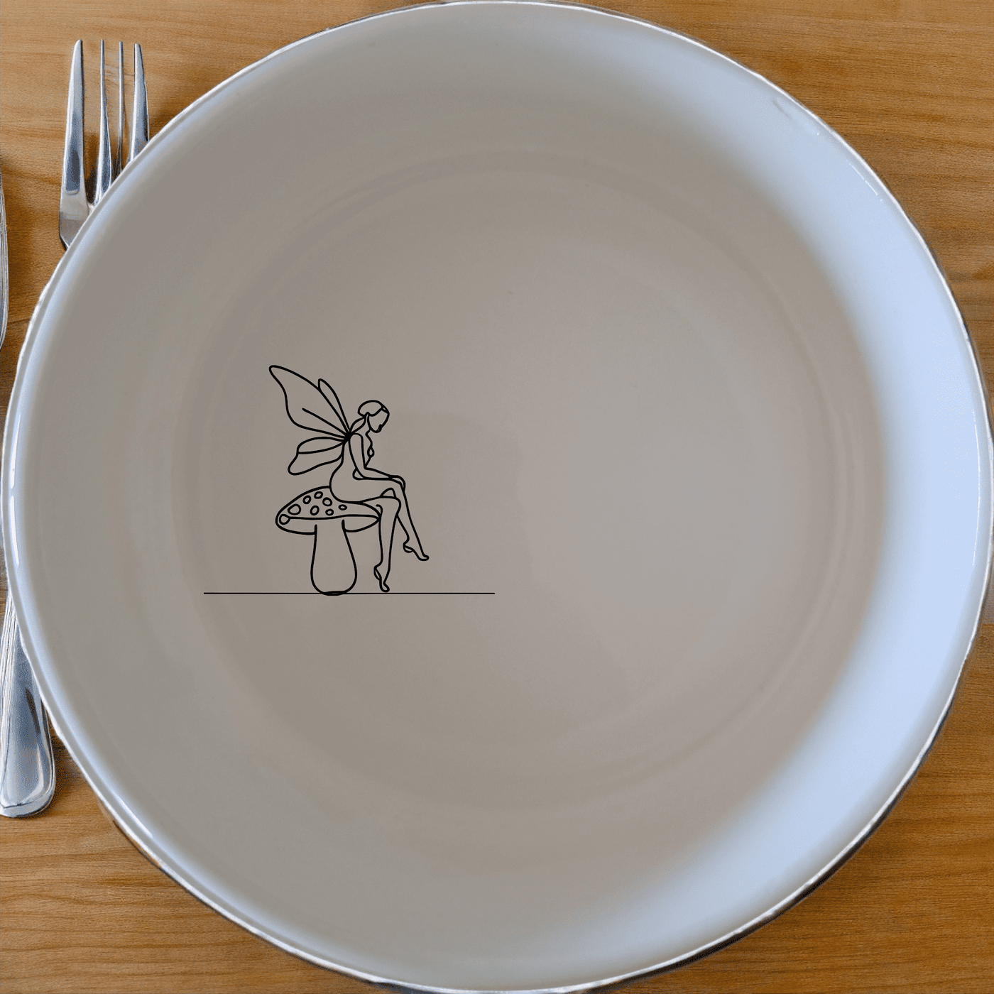 The Delicate Fairy Toadstool Bowl Set of 4 adds a touch of whimsy to your table setting with its charming design.