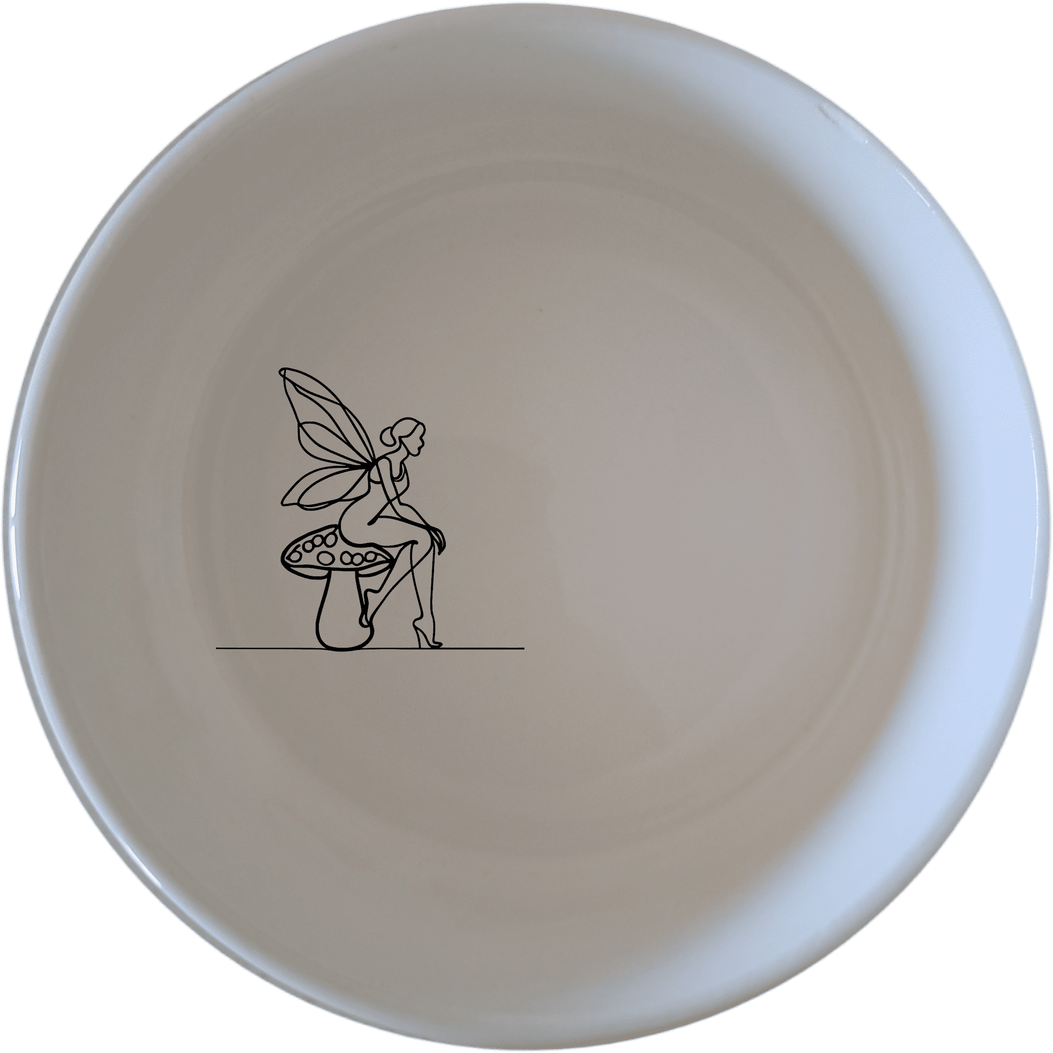 Delicate Fairy Toadstool Bowl Set of 4 adds a touch of whimsy to your dining experience with charming artwork.