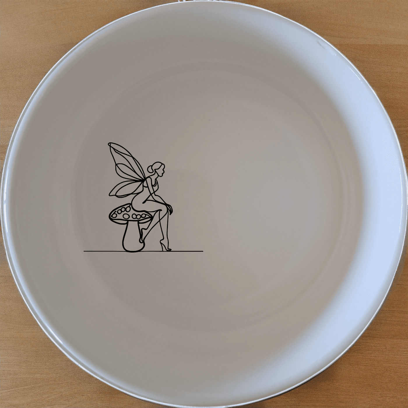 Delicate Fairy Toadstool Bowl Set of 4 adds a touch of whimsy to your dining experience with charming artwork.