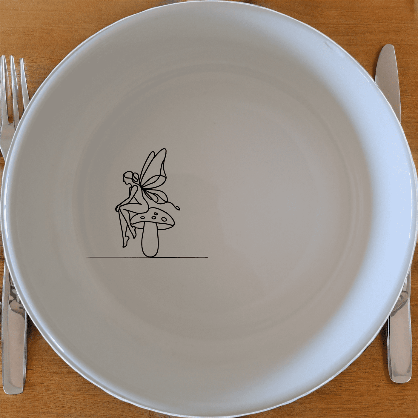 The Delicate Fairy Toadstool Bowl Set of 4 adds a touch of whimsy to your table setting with its charming design.