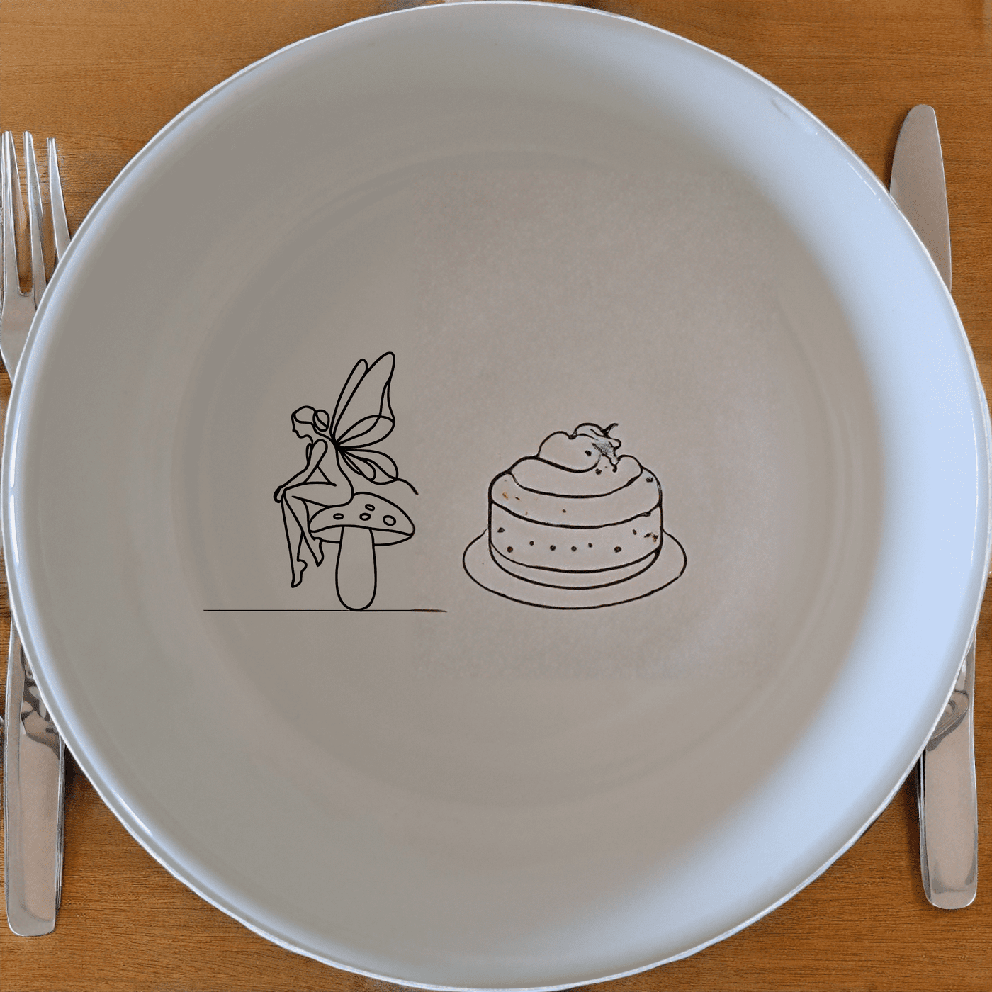 The Delicate Fairy Toadstool Bowl Set of 4 adds a touch of whimsy to your table setting with its charming design.