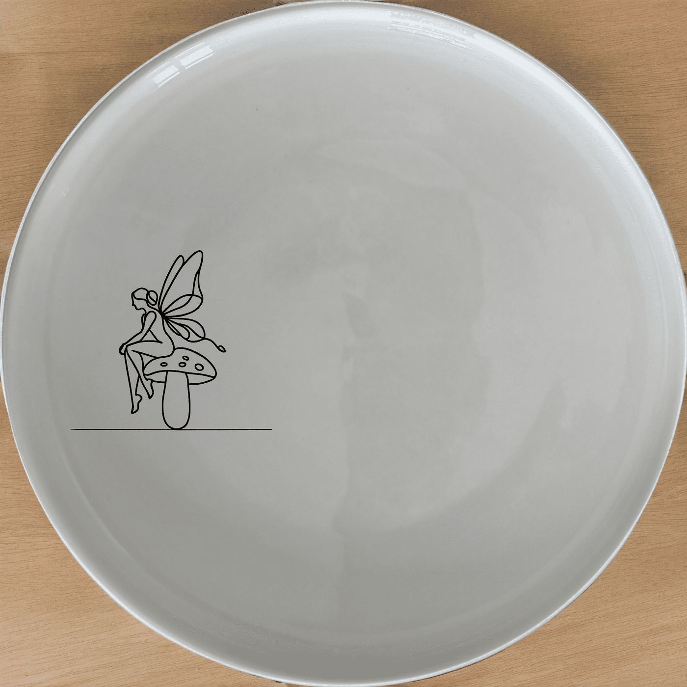 Delicate Fairy Dinner Plate Set of 4 adds a touch of whimsy to your dining table with enchanting fairy designs.