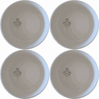 The Delicate Roses Bowl Set of 4 adds a touch of elegance to your dining experience with its subtle floral design.