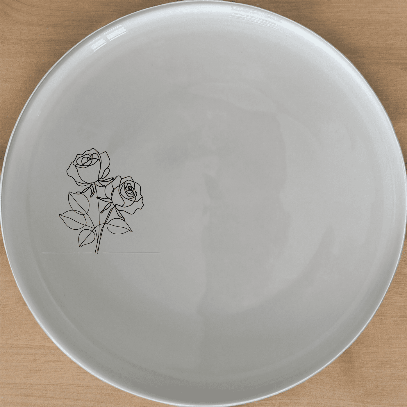Delicate Roses Dinner Plate Set of 4 offers a timeless and sophisticated design perfect for any dining occasion.