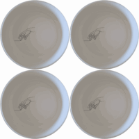 The Drawing Hand Bowl Set of 4 - Range 1 is a stylish and functional addition to any kitchen, perfect for everyday use or special occasions.