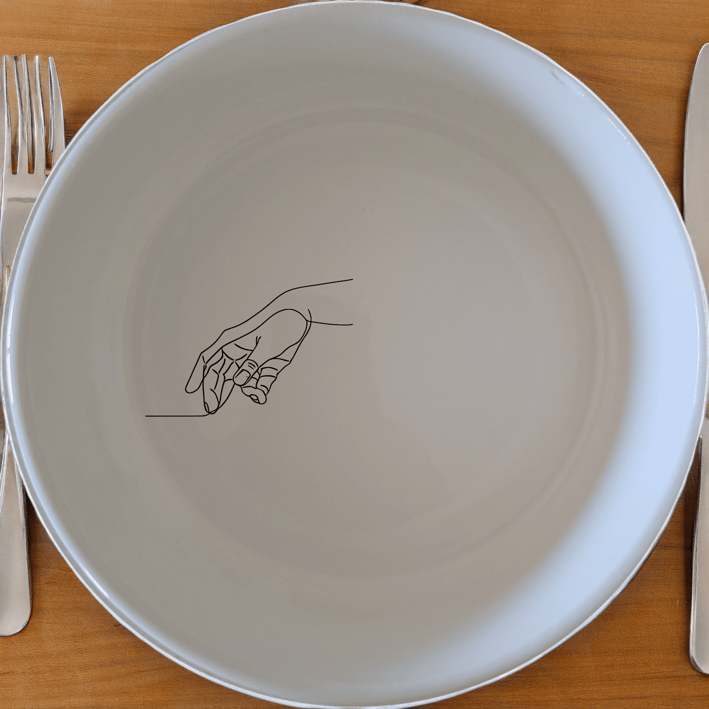 The Drawing Hand Bowl Set of 4 - Range 1 is a stylish and functional addition to any kitchen, perfect for everyday use or special occasions.