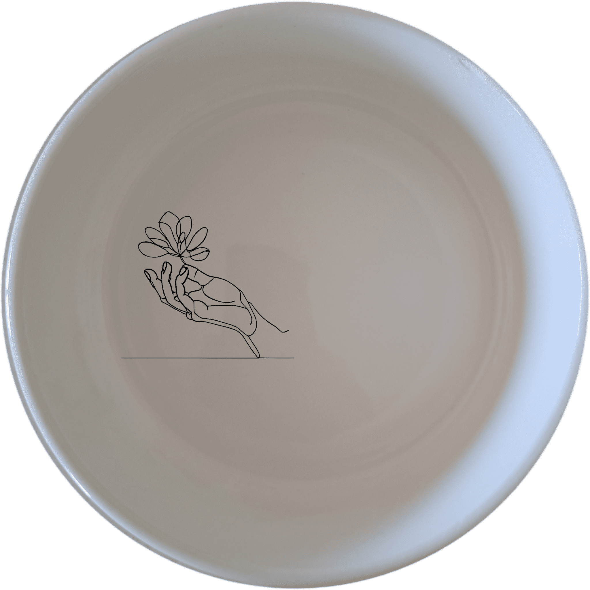 The Drawing Hand Bowl Set of 4 - Range 2 is a modern and stylish addition to your dining collection, perfect for everyday use or special occasions.