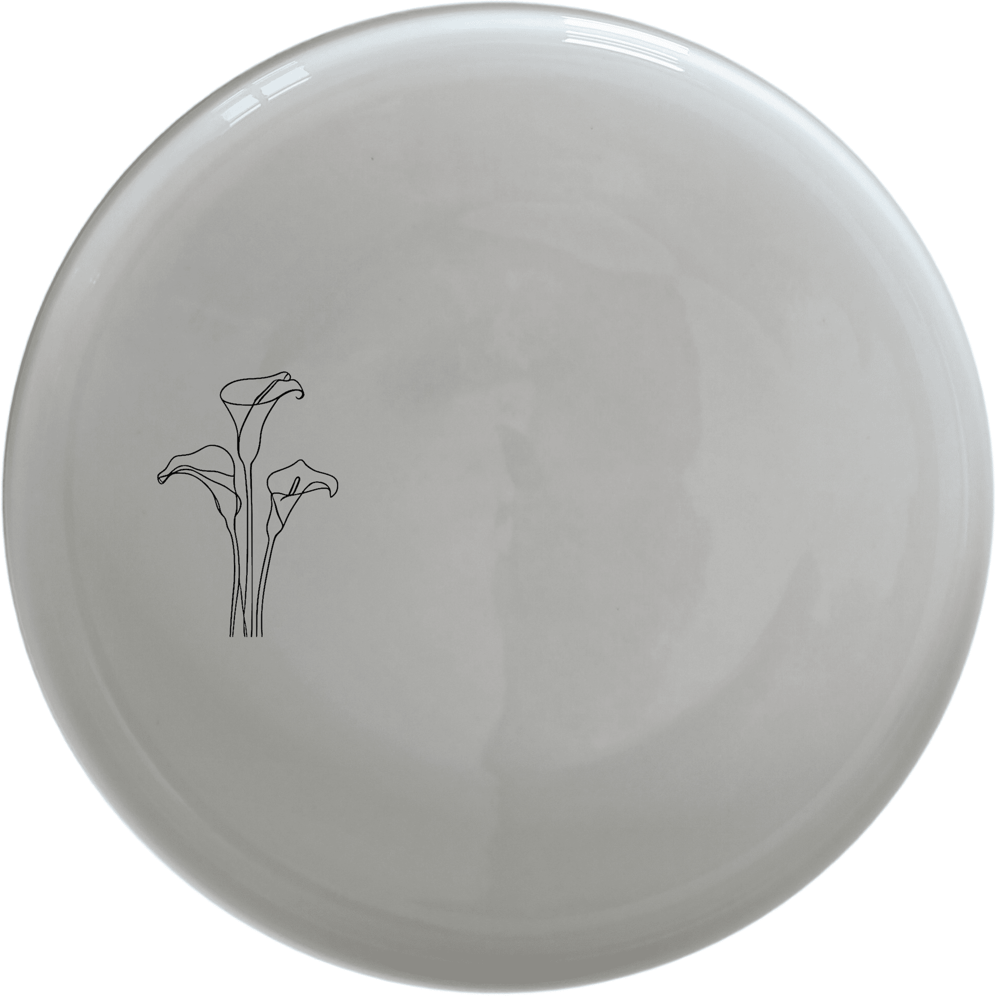 The Arum Lilies Dinner Plate Set of 4 - Range 4 offers a sophisticated and modern design perfect for any dining occasion.
