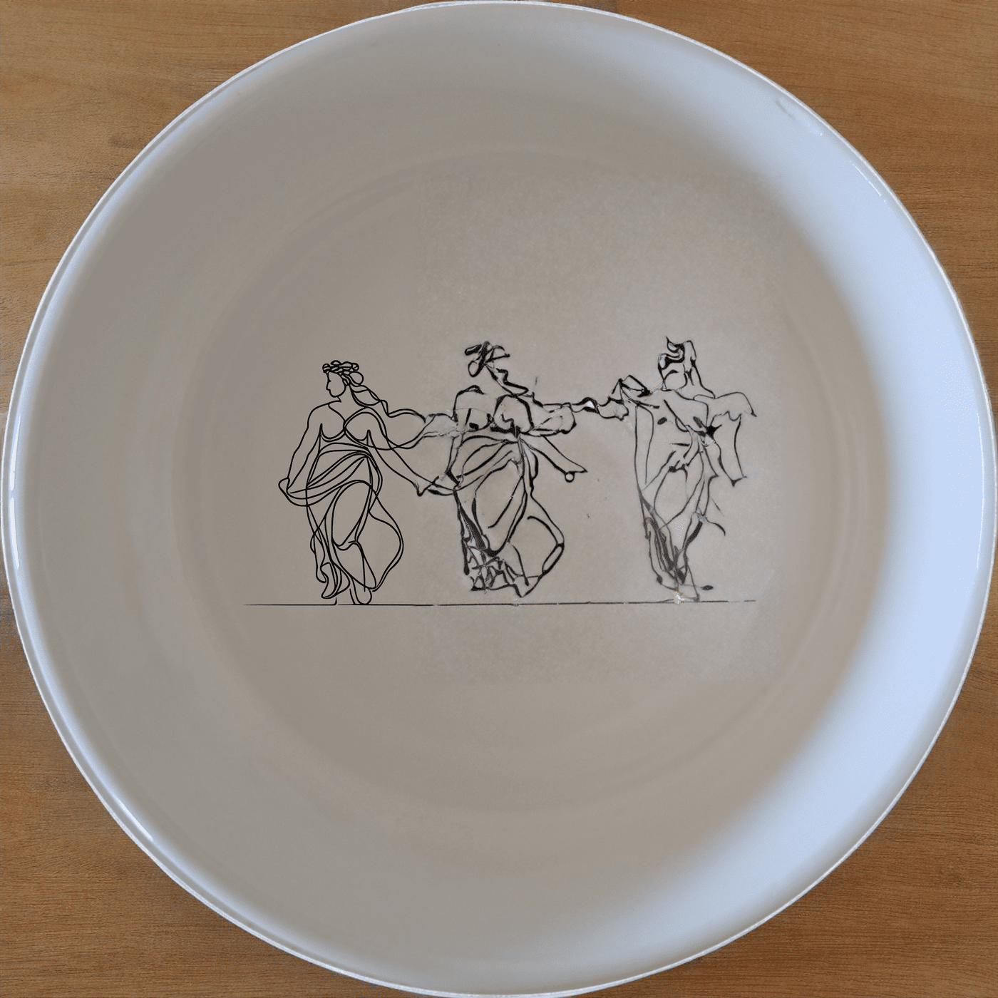 The Greek Mythology Imagery Bowl Set of 4 - Range 2 brings ancient elegance to your dining table with timeless designs.