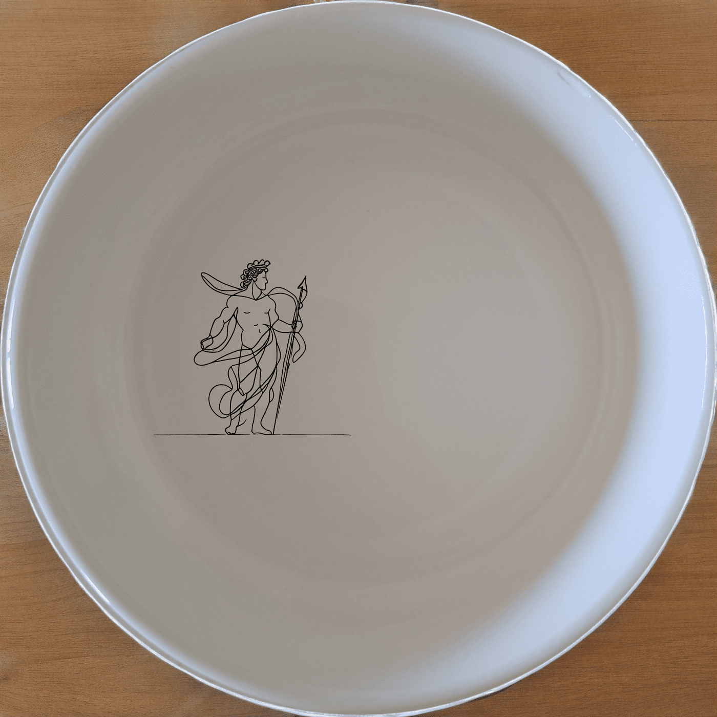 The Greek Mythology Imagery Bowl Set of 4 - Range 12 brings classical elegance to your dining table with intricate artwork.